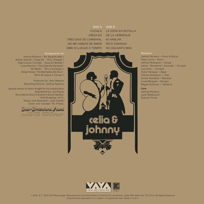 Celia Cruz & Johnny Pacheco - Tremendo Cache' (180 Gram Vinyl, Anniversary Edition) - Vinyl