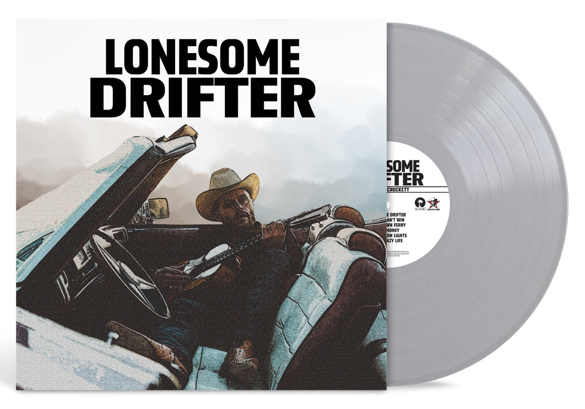 Charley Crockett - Lonesome Drifter (Indie Exclusive, Limited Edition, Silver Colored Vinyl, Alternate Cover) - Vinyl
