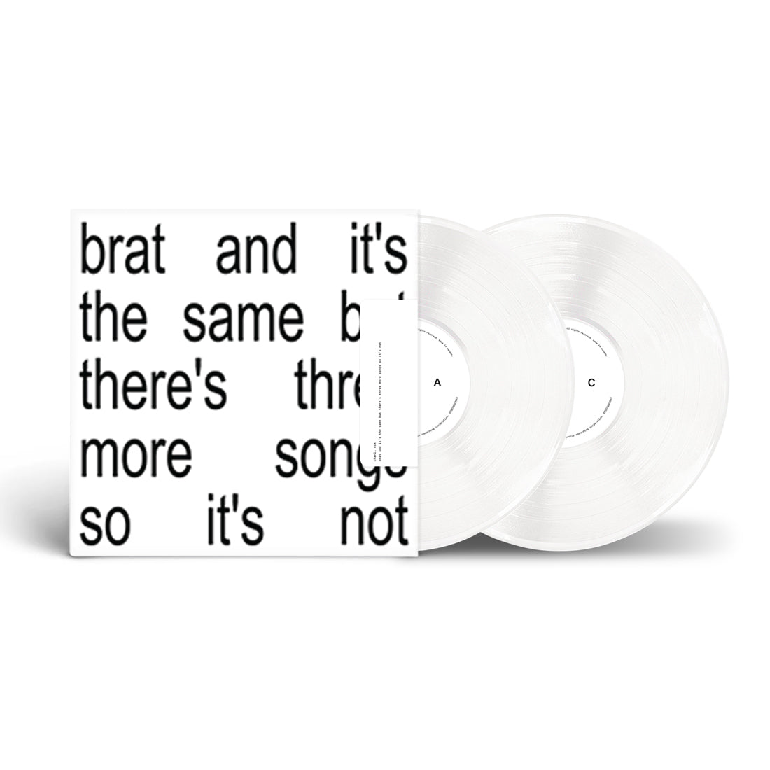 Charli XCX - Brat And It's The Same But There's Three More Songs So It's Not (Colored Vinyl, White) (2 Lp) - Vinyl