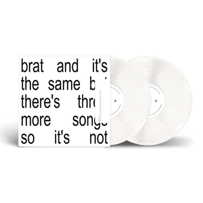 Charli XCX - Brat And It's The Same But There's Three More Songs So It's Not (Colored Vinyl, White) (2 Lp) - Vinyl
