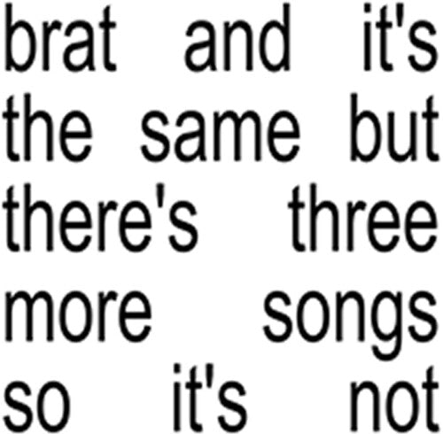 Charli XCX - Brat And It's The Same But There's Three More Songs So It's Not (Colored Vinyl, White) (2 Lp) - Vinyl