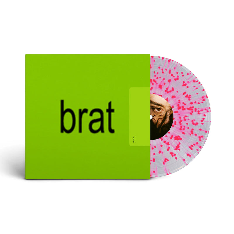 Charli XCX - brat (Indie Exclusive, Clear Vinyl, Pink, Gatefold LP Jacket, Splatter) - Vinyl