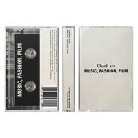 Charli XCX - Music, Fashion, Film (Clear Colored Cassette) - Cassette
