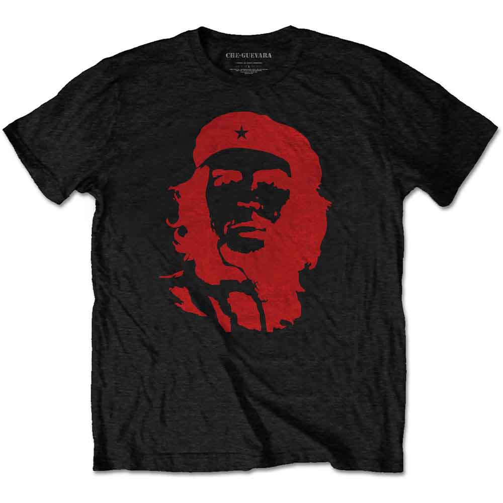 Che Guevara - Red on Black - T-Shirt Black