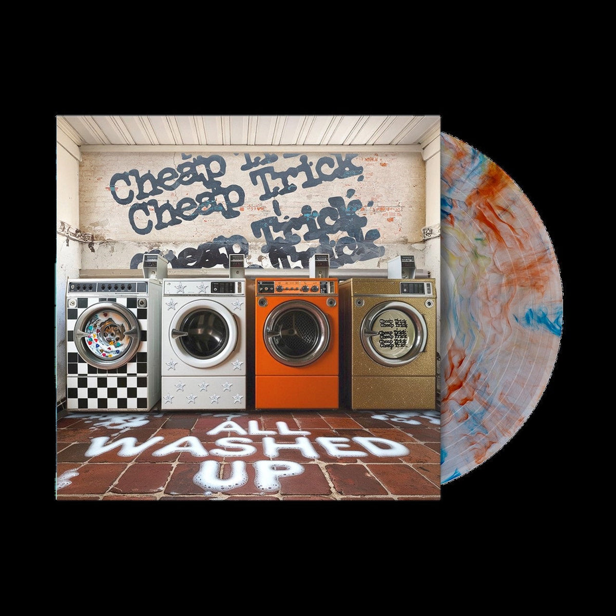 Cheap Trick - All Washed Up [Orange/Blue Marble LP] - Vinyl