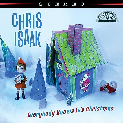 Chris Isaak - Everybody Knows It's Christmas (Deluxe) [Spring Green/Bone White Swirl LP] - Vinyl