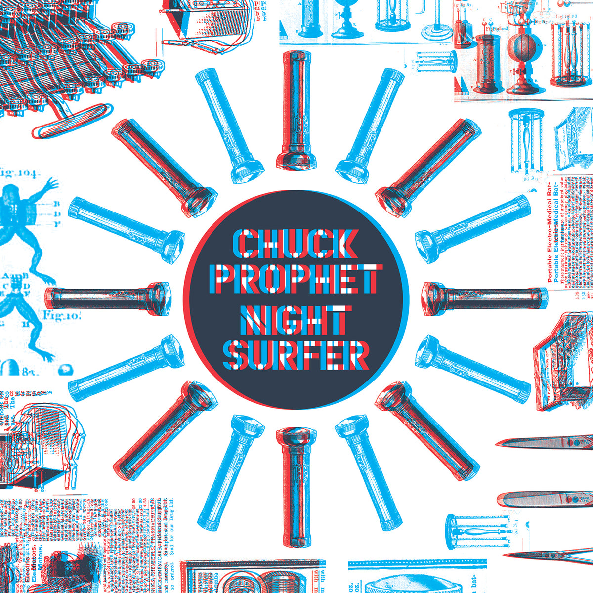 Chuck Prophet - 3D Night Surfer 7" Singles Collection - Vinyl