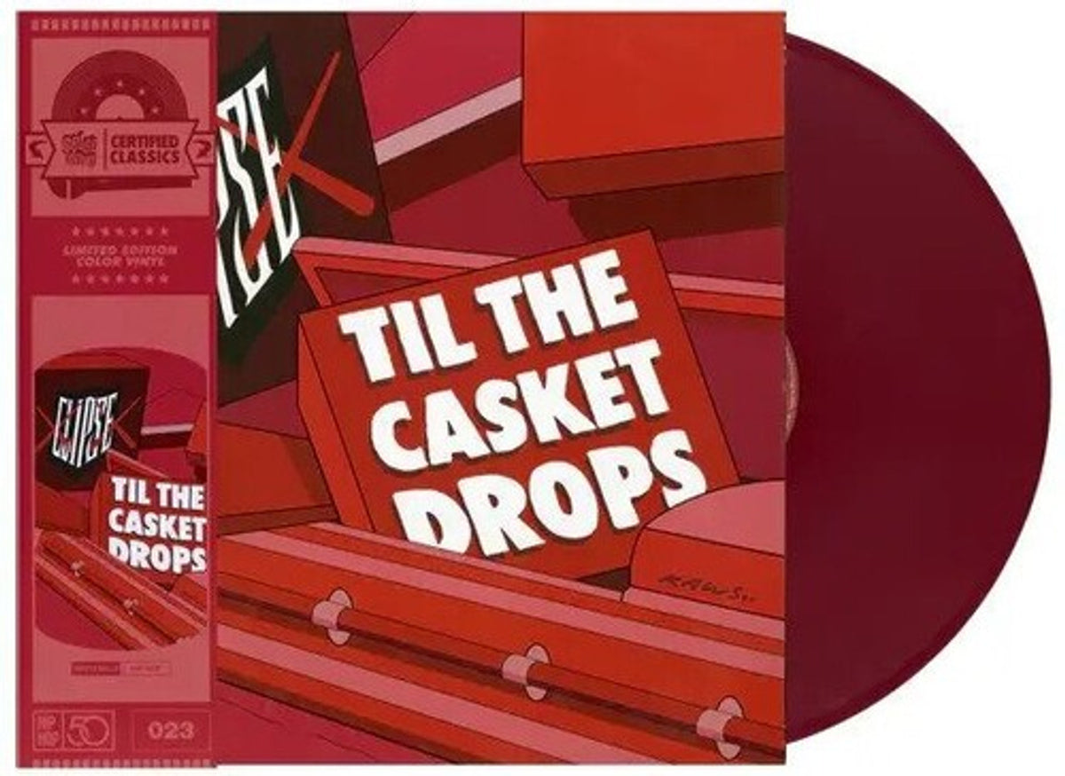 Clipse - Til The Casket Drops (Limitede Edition, Colored Vinyl, Fruit Punch Red) - Vinyl