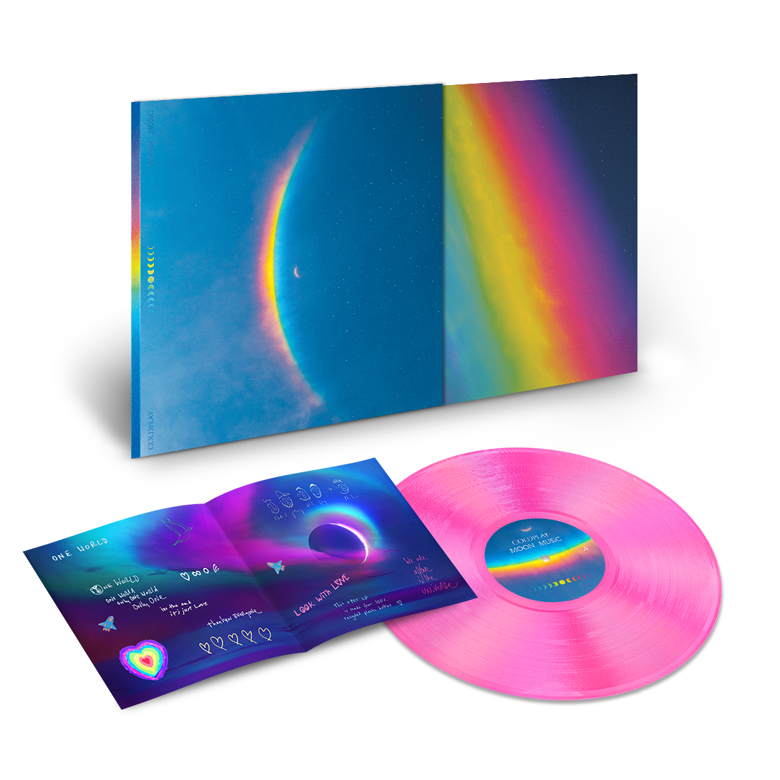 Coldplay - Moon Music (Translucent Pink Colored Vinyl) - Vinyl