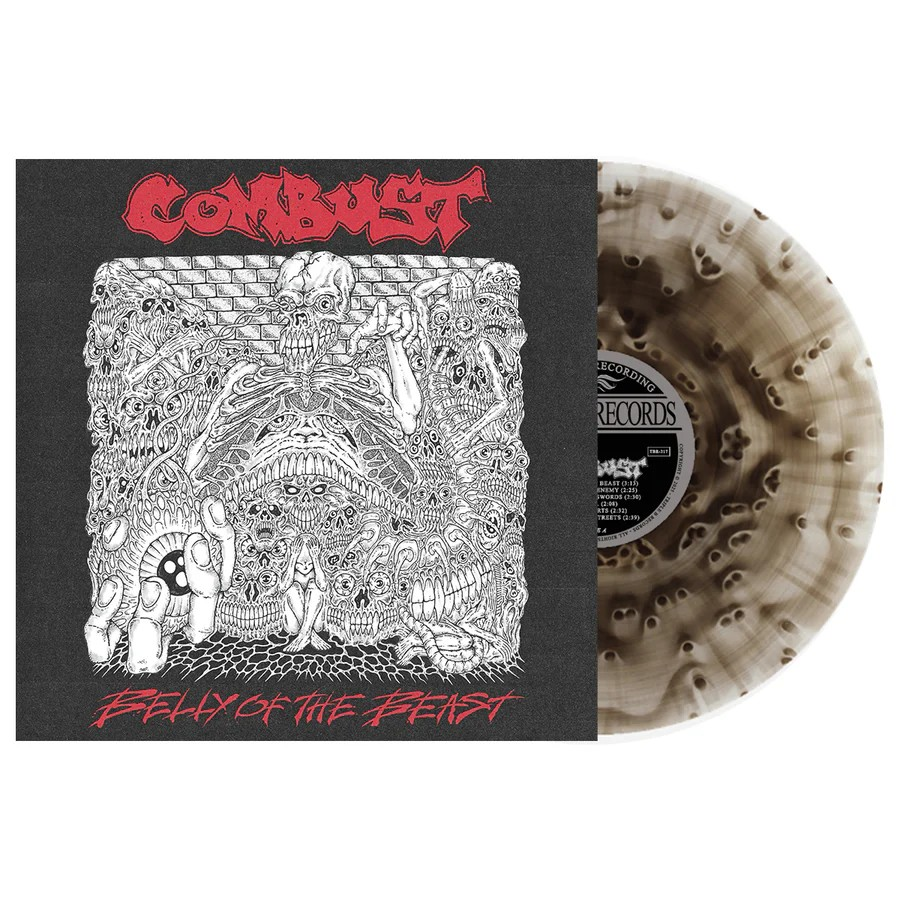 Combust - Belly of the Beast (Indie Exclusive, Cloudy Black Ice Colored Vinyl) - Vinyl
