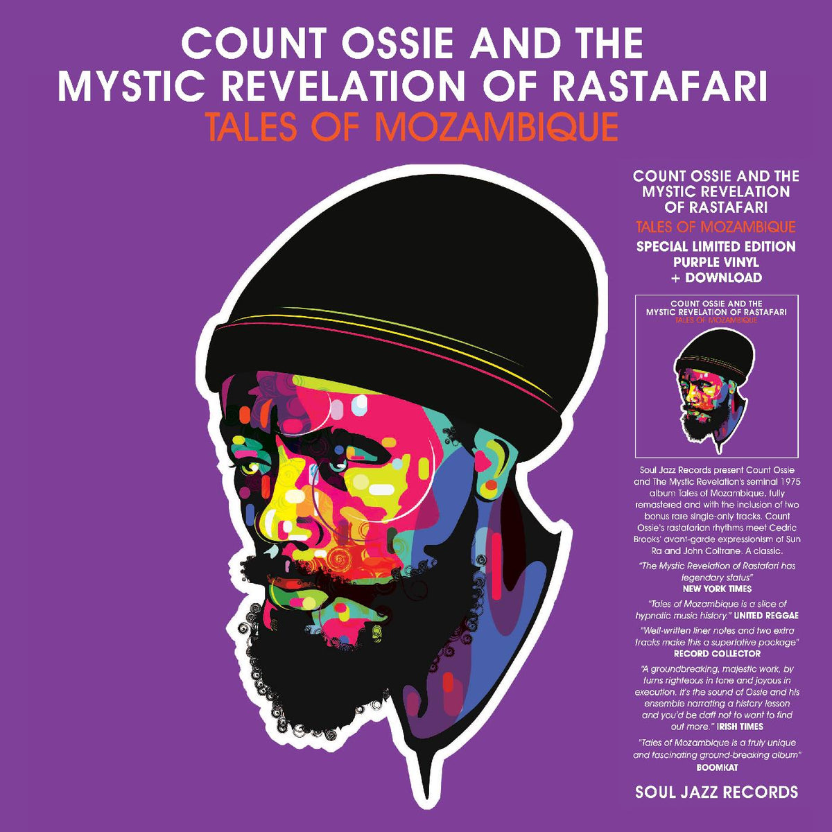Count Ossie & The Mystic Revelation Of Rastafari - Tales Of Mozambique (PURPLE VINYL) - Vinyl