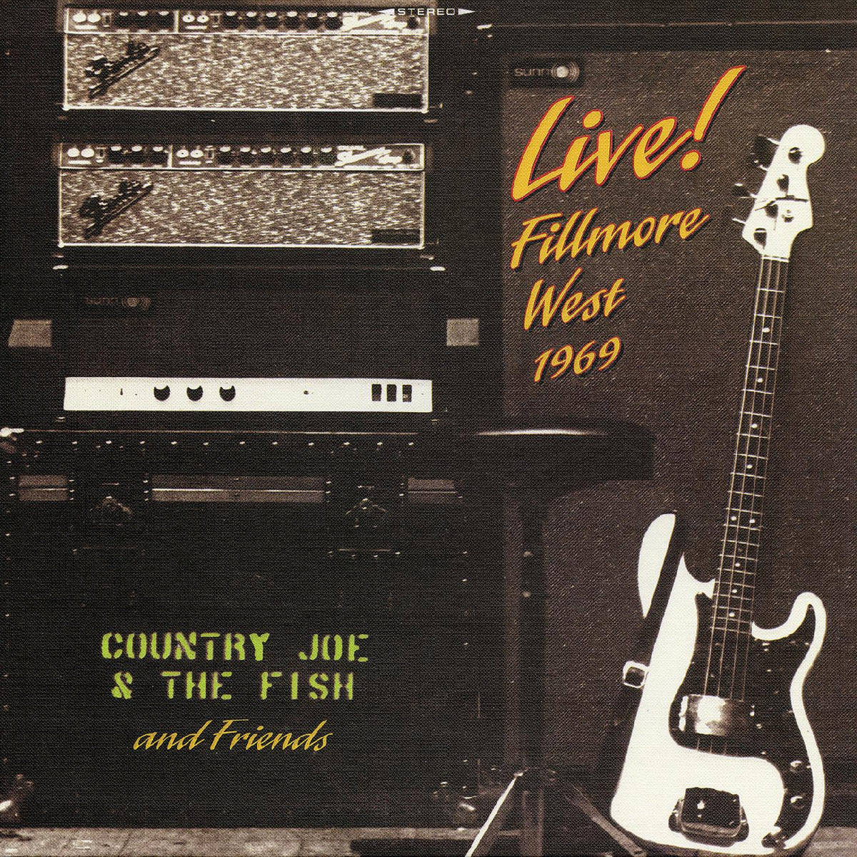 Country Joe & The Fish and Friends - Live! Fillmore West 1969 (Limited 50th Anniversary 2-LP Yellow Vinyl Edition) - Vinyl