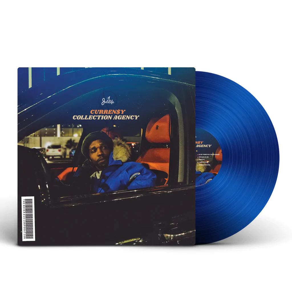 Currensy - Collection Agency [Explicit Content] (Blue Vinyl) - Vinyl