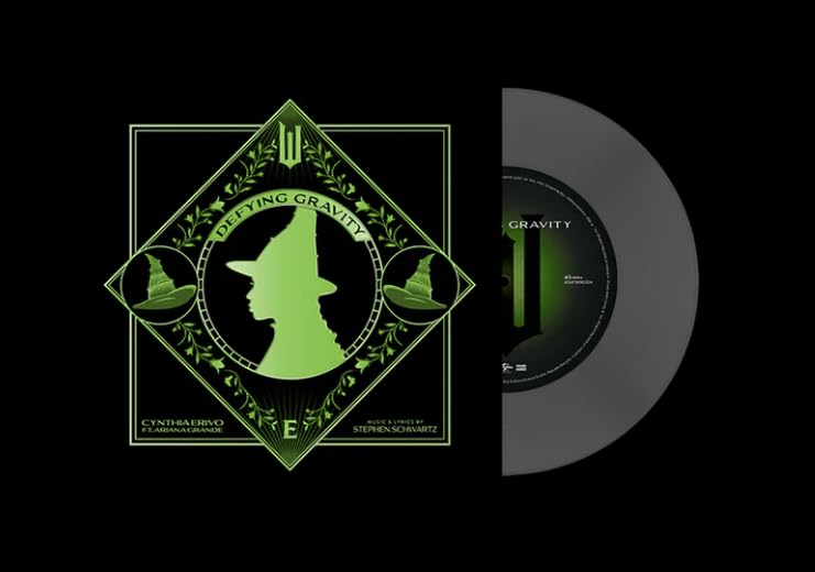 Cynthia Erivo ft. Ariana Grande - Defying Gravity (Wicked: The Soundtrack) (Limited Edition, Clear Vinyl) (7" Single) - Vinyl