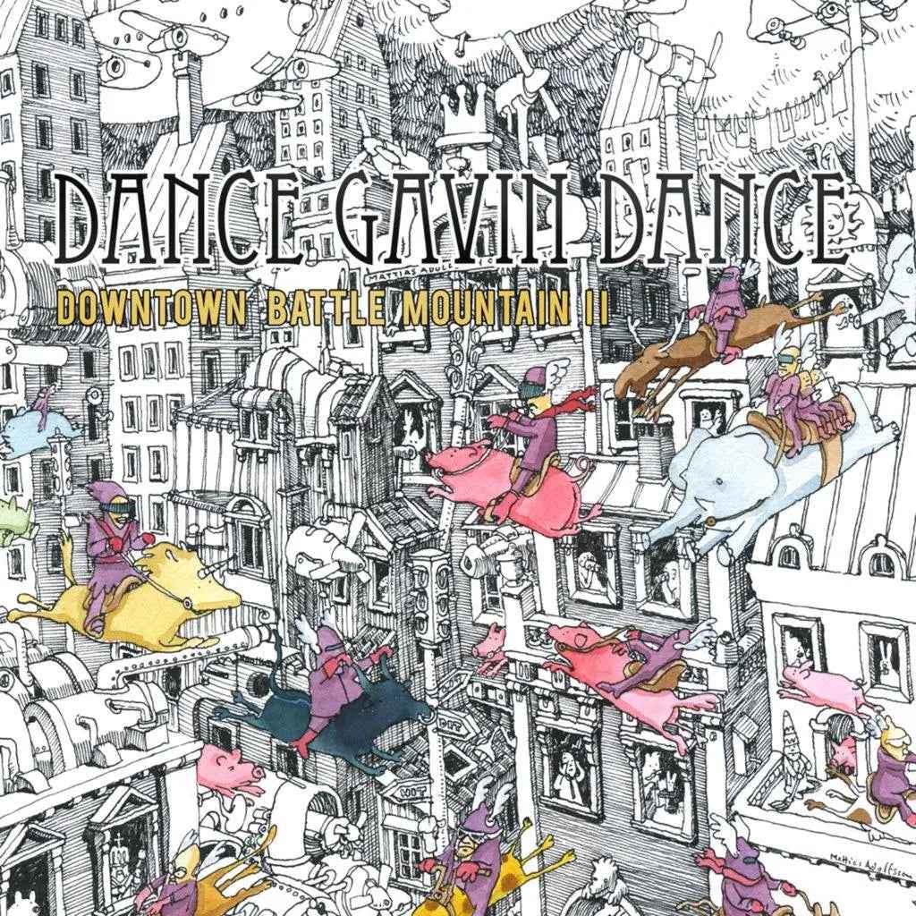 Dance Gavin Dance - Downtown Battle Mountain Ii (15Th Anniversary) [Light Blue Glitter LP] - Vinyl
