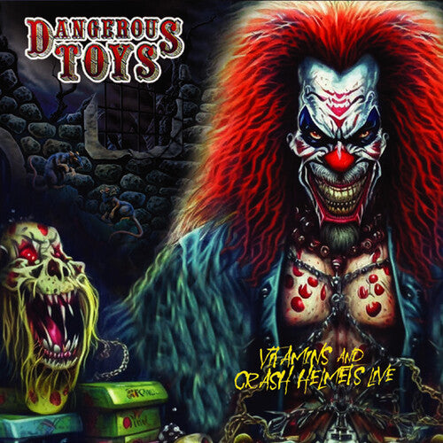 Dangerous Toys - Vitamins & Crash Helmets: Live (Colored Vinyl, Red, Remastered) (2 Lp's) - Vinyl