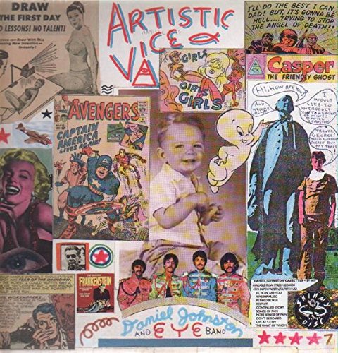 Daniel Johnston - Artistic Vice (Light Blue & Peach Swirl) (2 Lp) - Vinyl