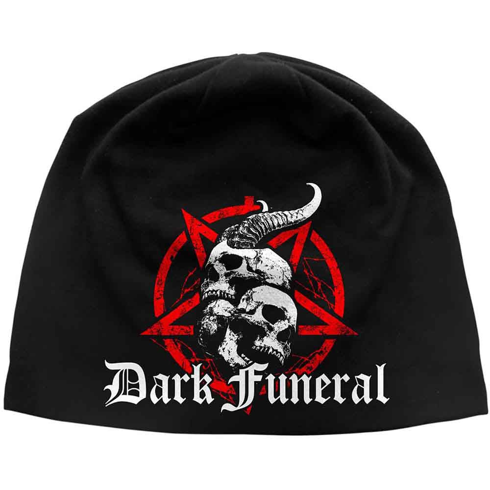 Dark Funeral - Skulls & Pentagram - Hat Black