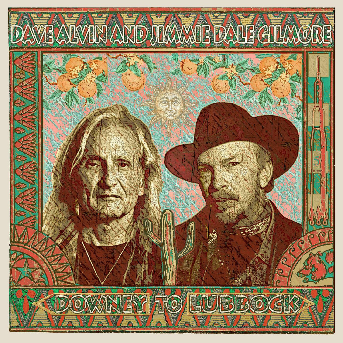 Dave & Jimmie Dale Gilmore Alvin - Downey to Lubbock - Vinyl