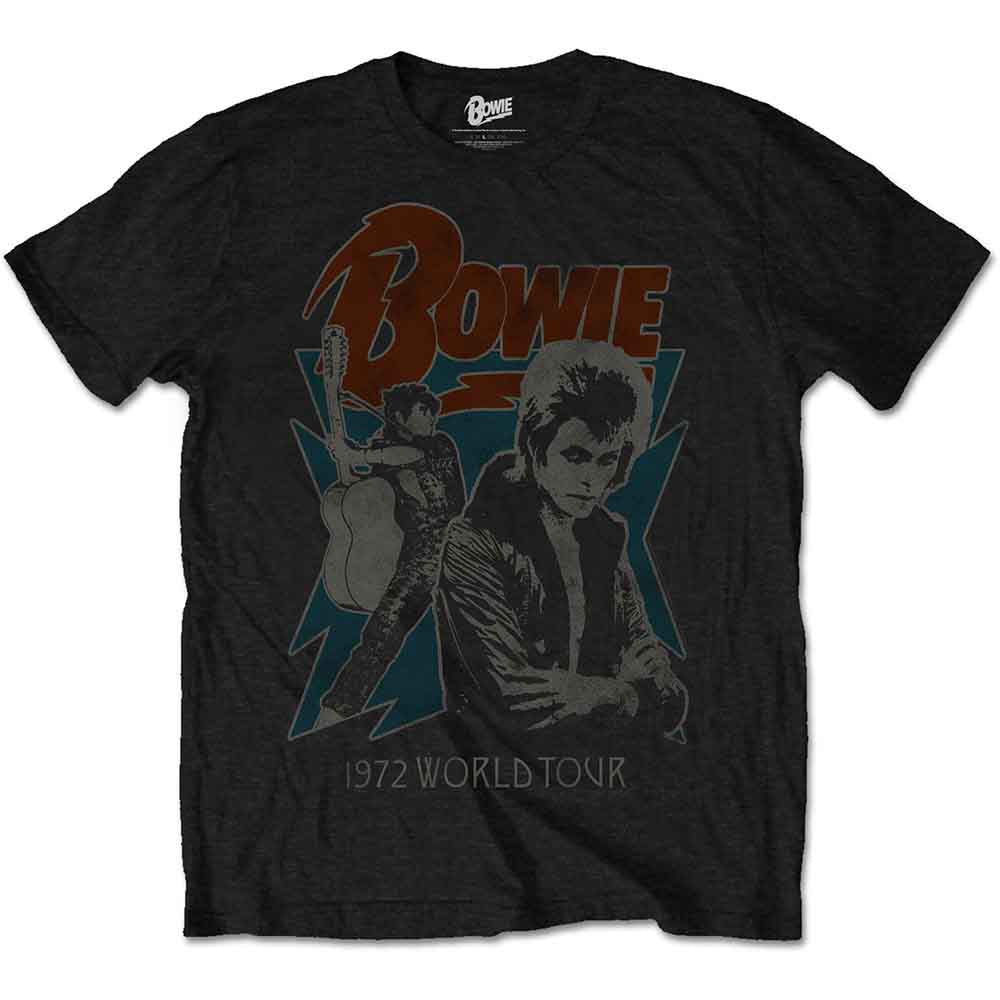 David Bowie - 1972 World Tour - T-Shirt Black
