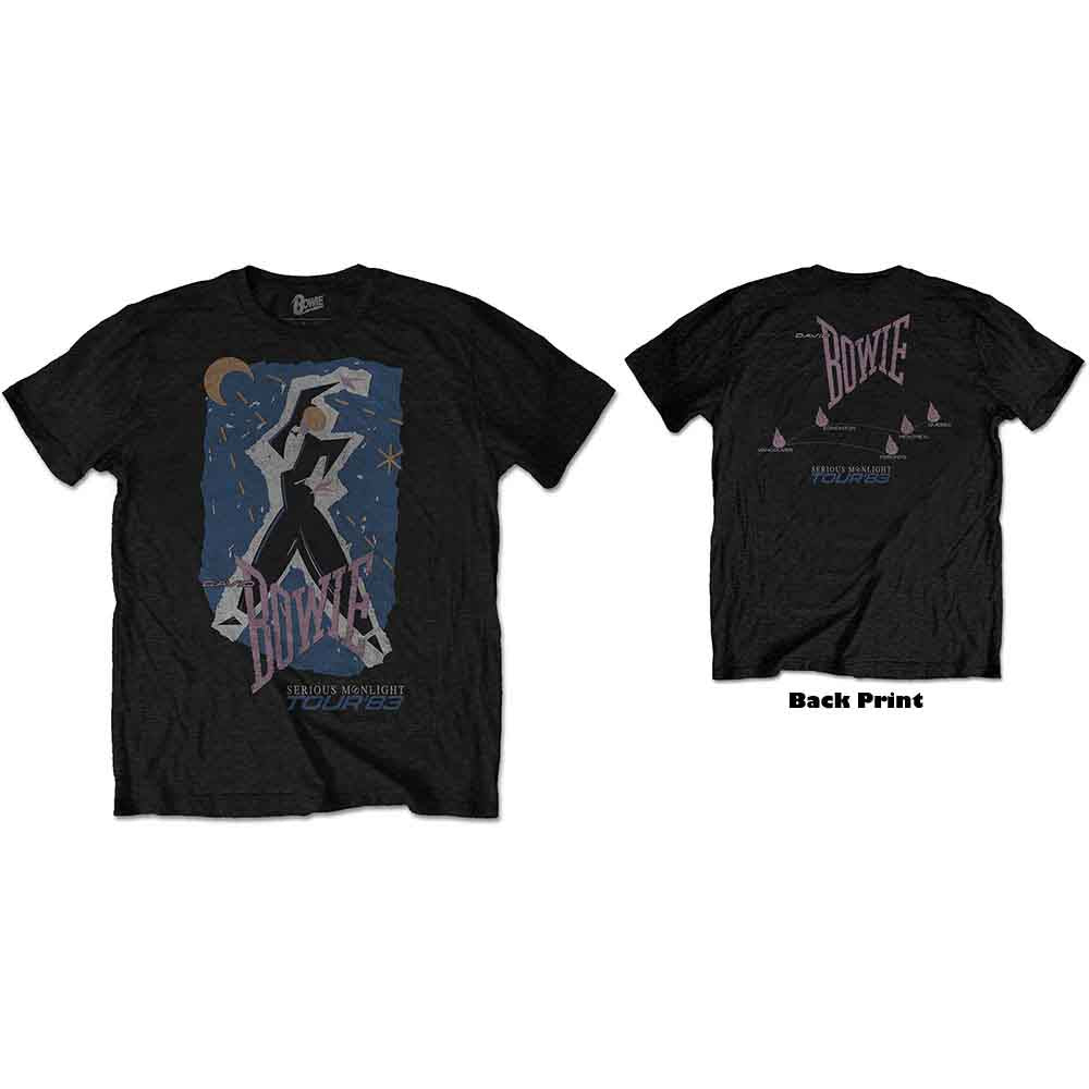 David Bowie - 83' Tour - T-Shirt Black
