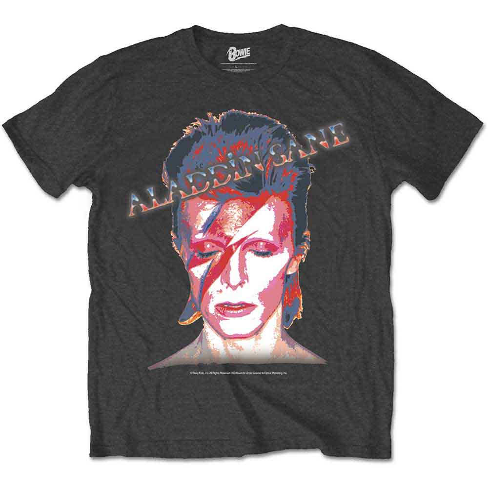 David Bowie - Aladdin Sane - T-Shirt Grey
