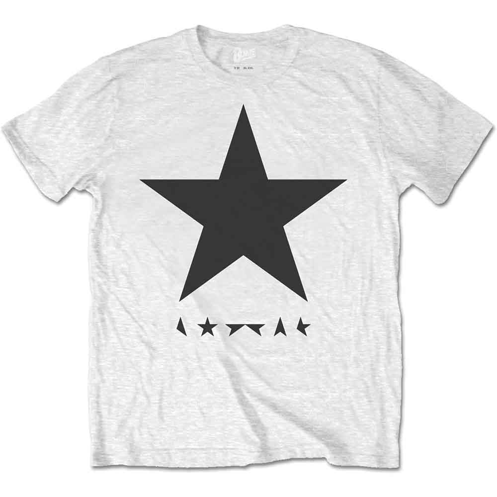 David Bowie - Blackstar on White - T-Shirt White