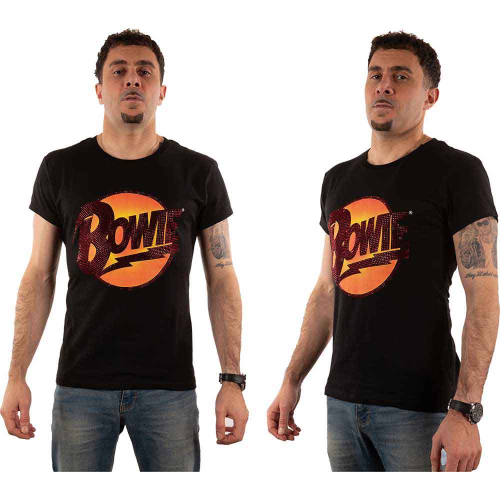 David Bowie - Diamond Dogs Logo - T-Shirt Black