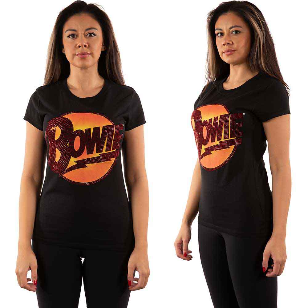 David Bowie - Diamond Dogs Logo - T-Shirt Black