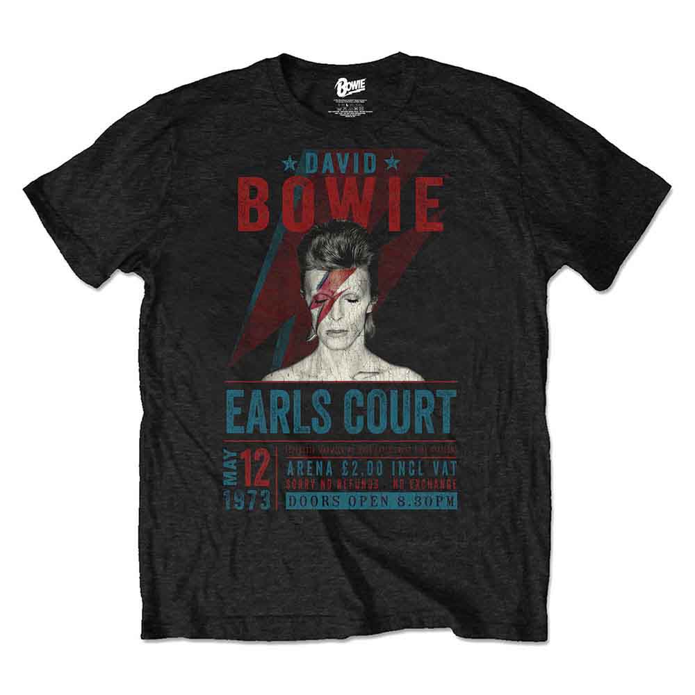 David Bowie - Earls Court '73 - T-Shirt Black