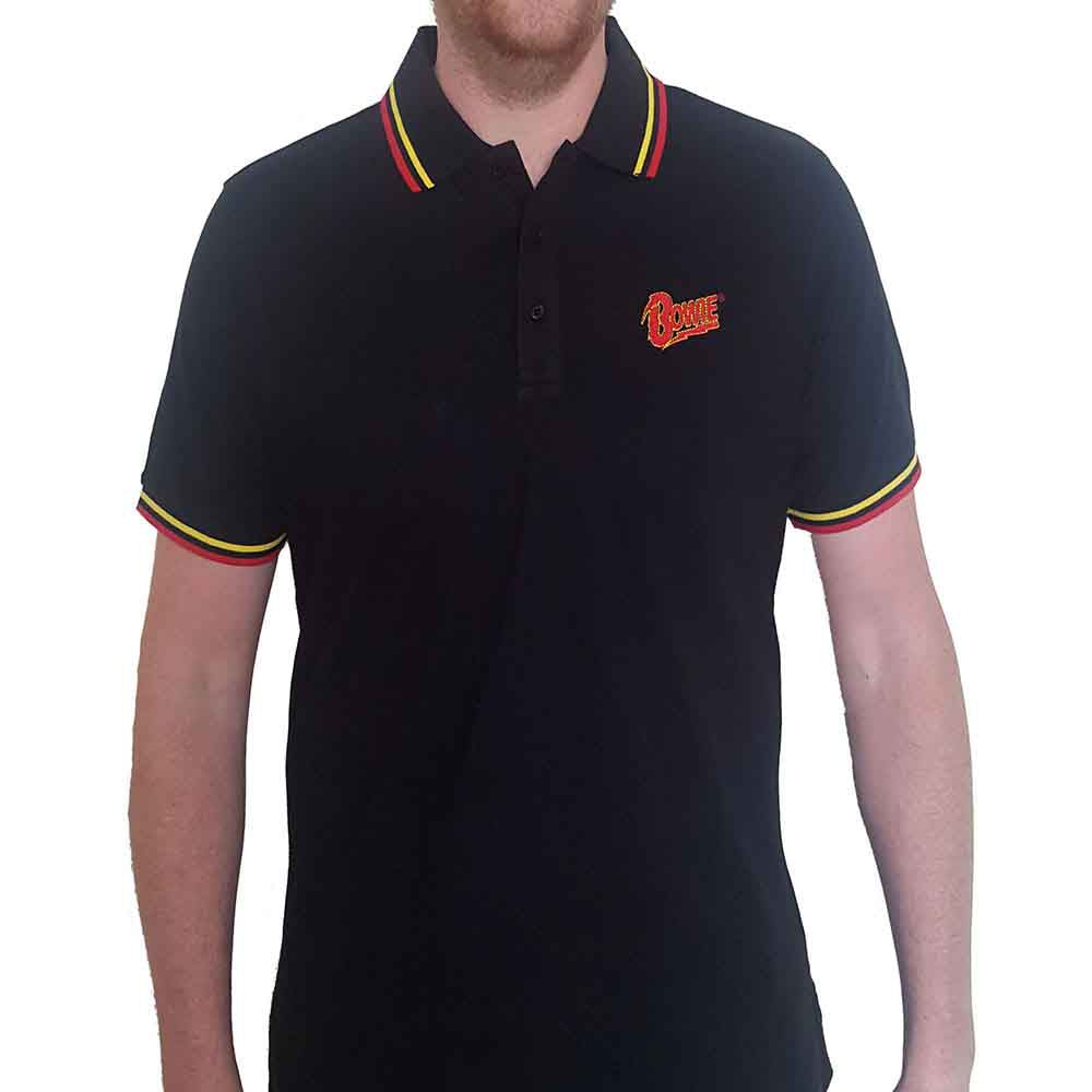 David Bowie - Flash Logo - T-Shirt Black