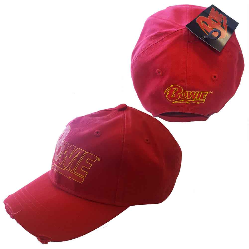 David Bowie - Flash Logo - Hat Red