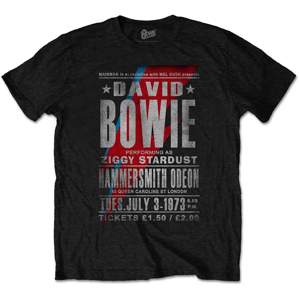 David Bowie - Hammersmith Odeon - Black
