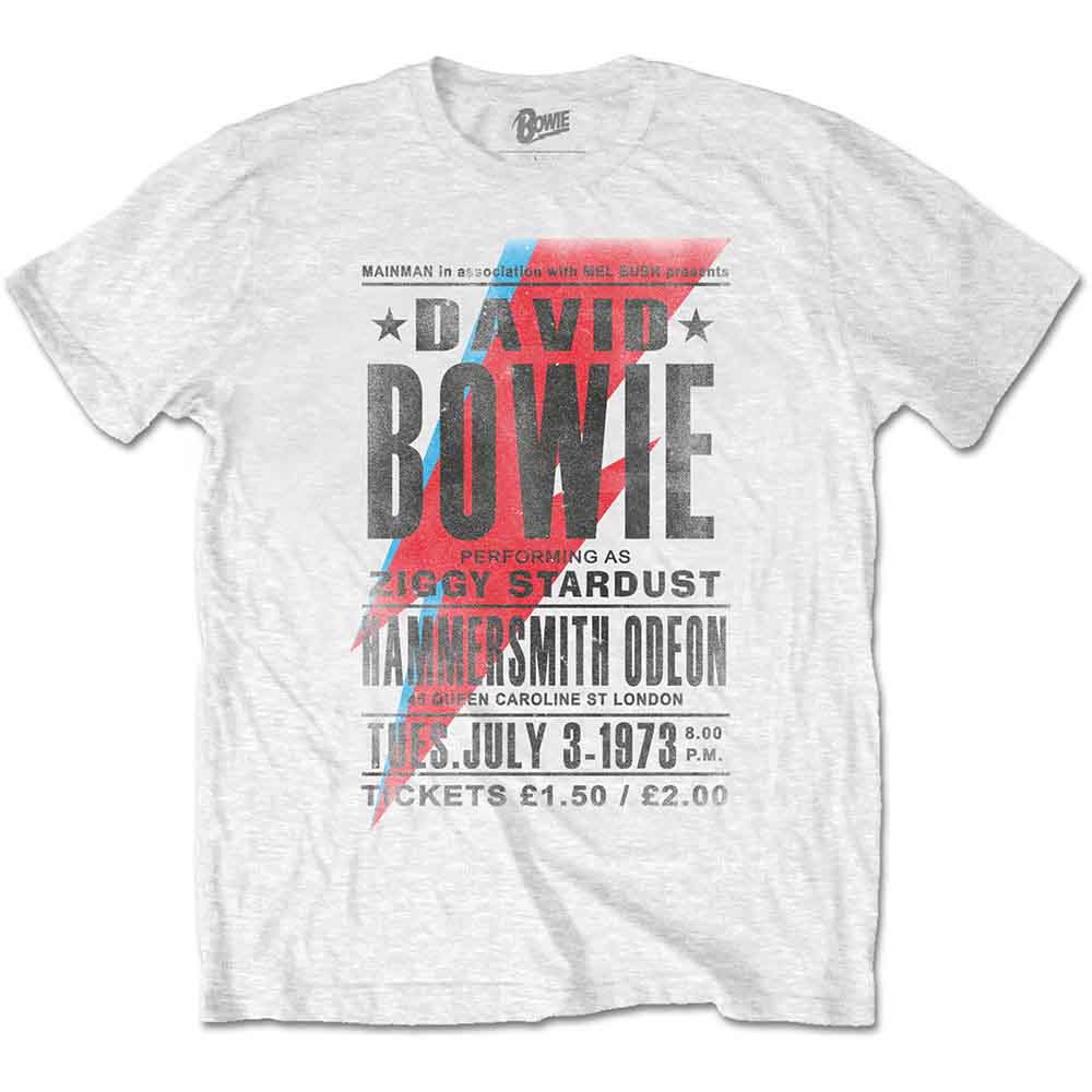 David Bowie - Hammersmith Odeon - White