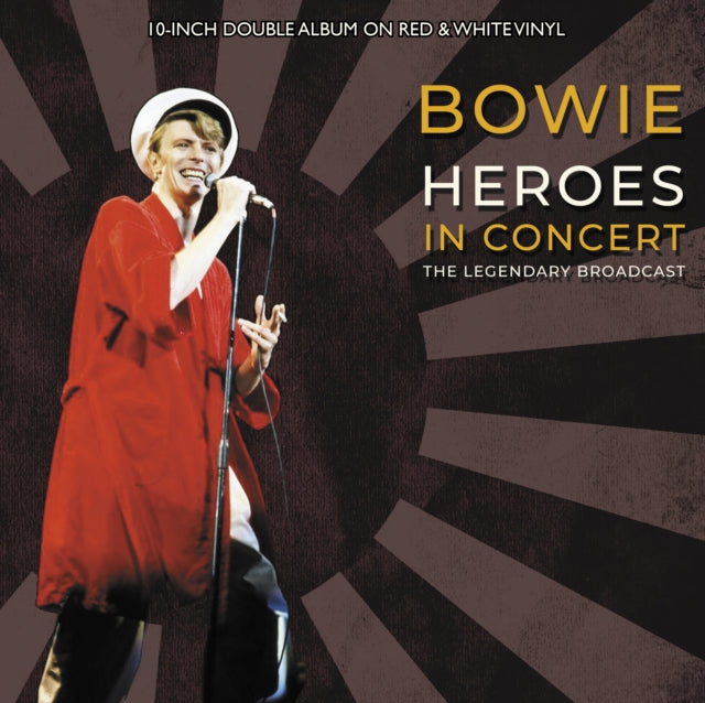 David Bowie - Heroes In Concert (10" Red & White Vinyl) (2 Lp's) - Vinyl