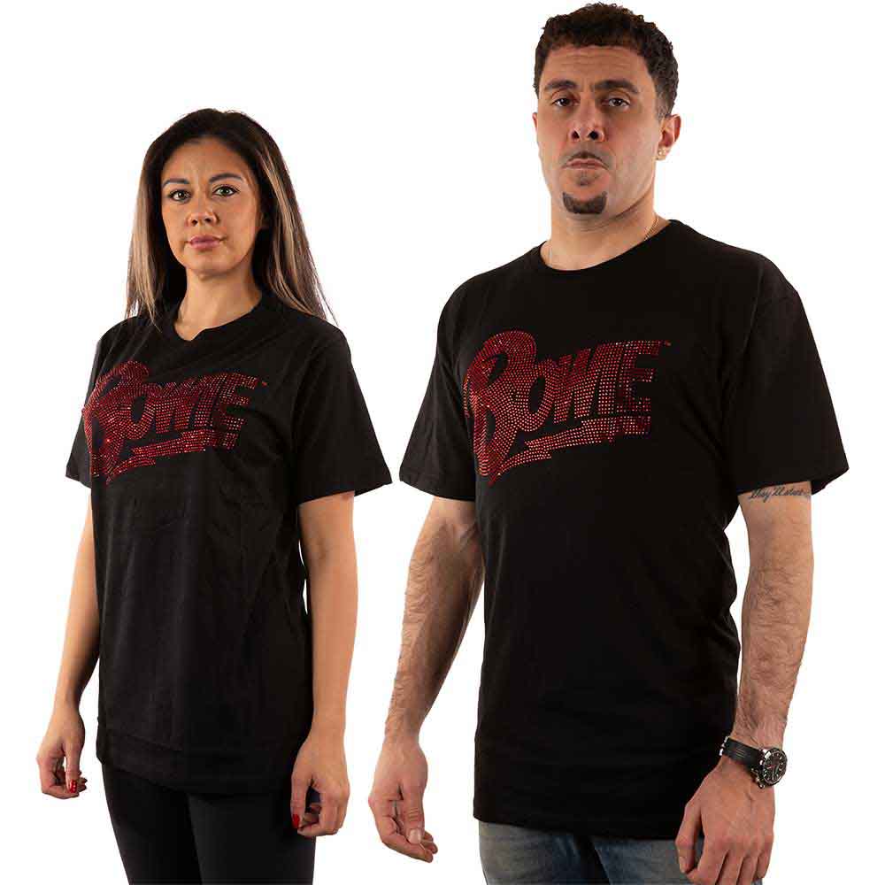 David Bowie - Logo - T-Shirt Black