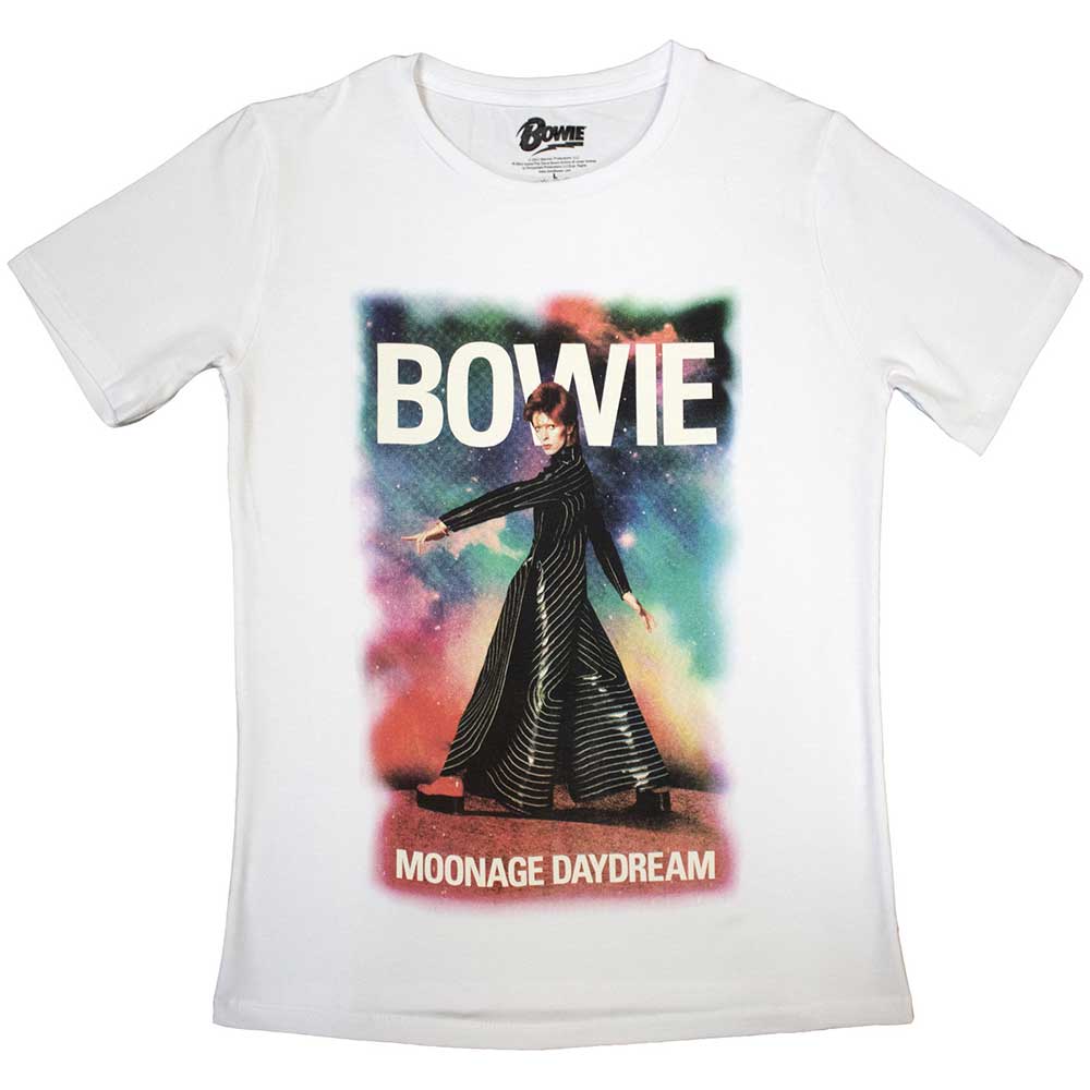 David Bowie - Moonage 11 Fade - T-Shirt White