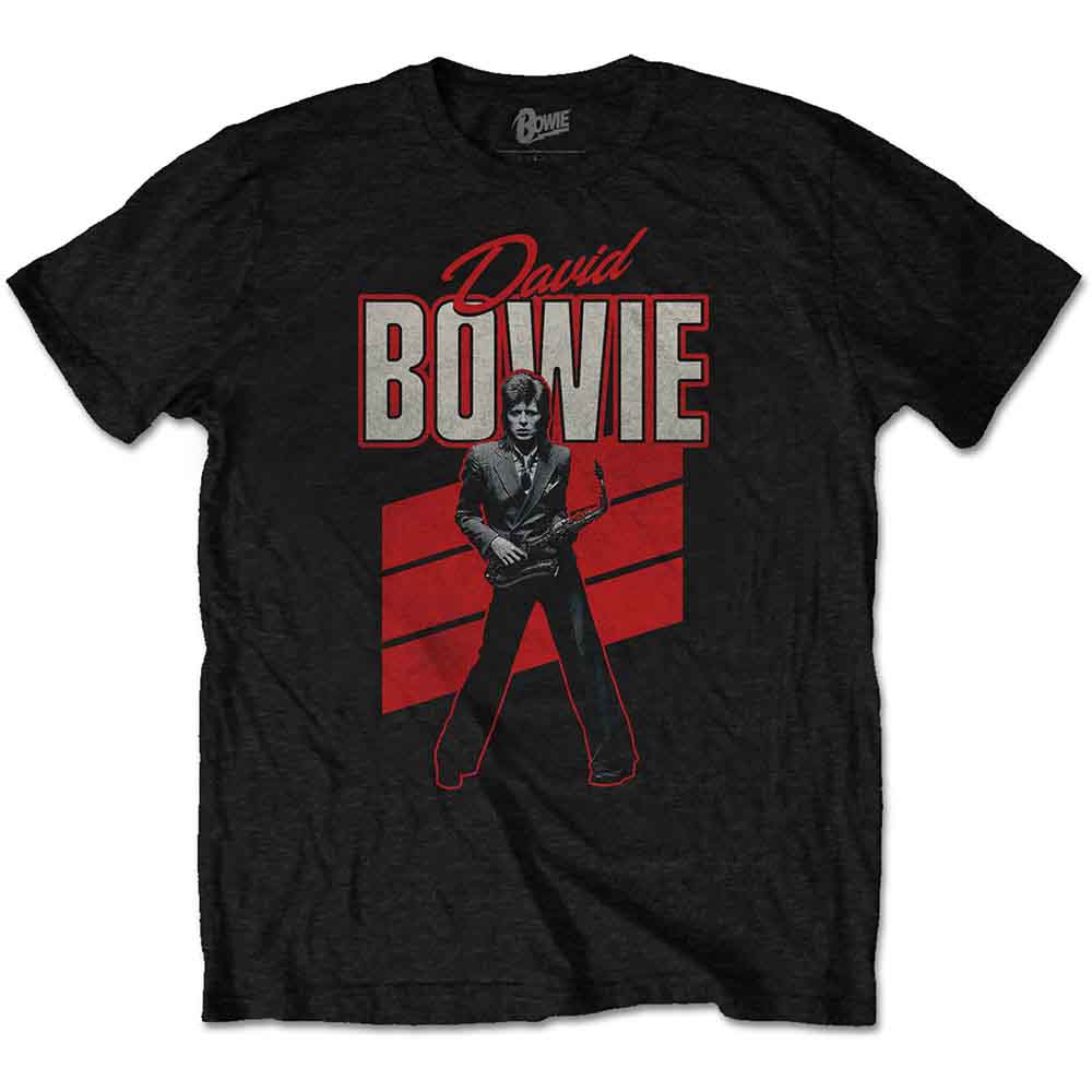 David Bowie - Red Sax - T-Shirt Black