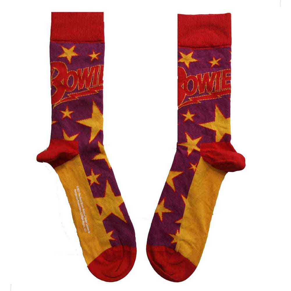 David Bowie - Stars Infill - Socks Purple