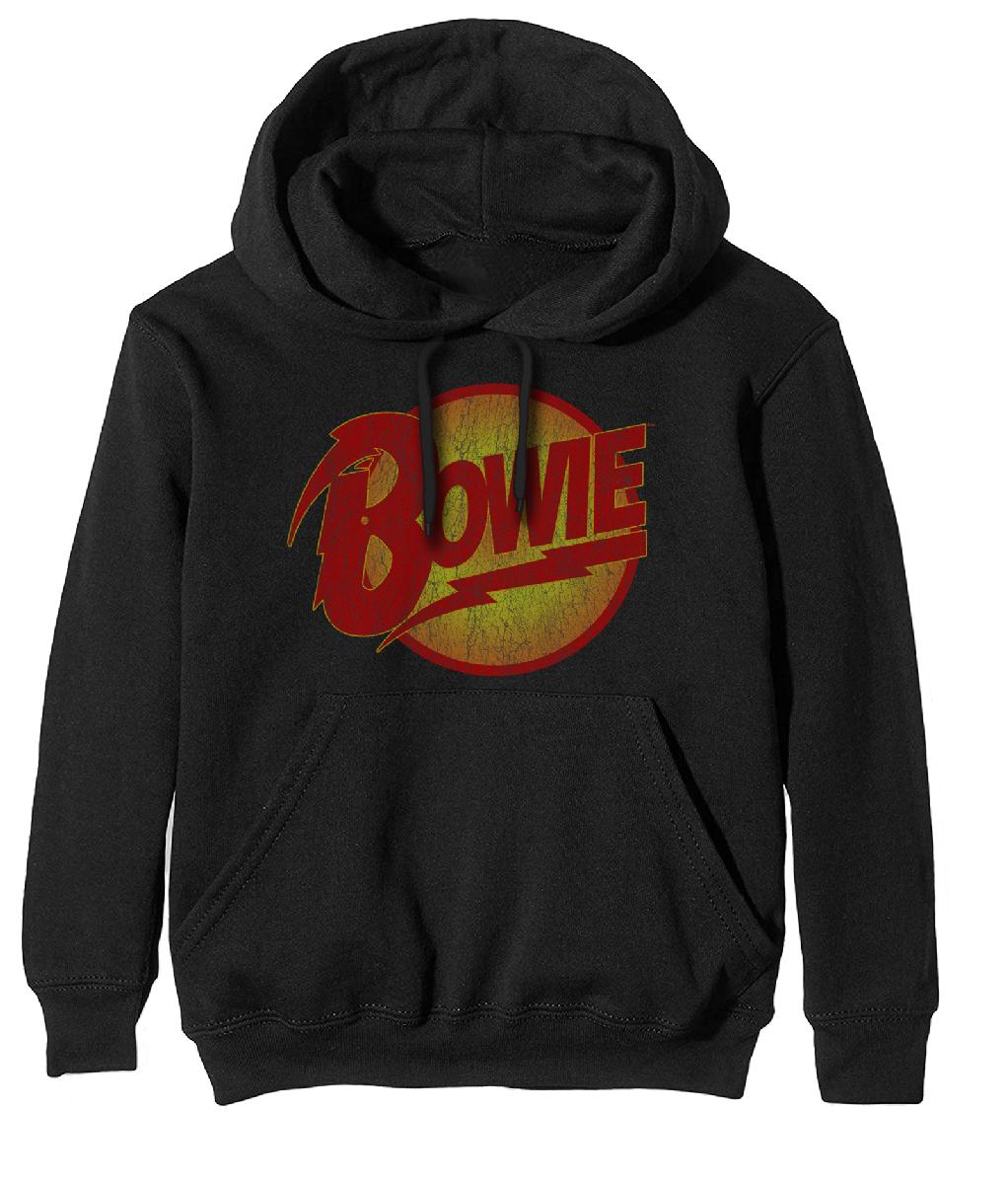 David Bowie - Vintage Diamond Dogs Logo - Sweatshirt Black