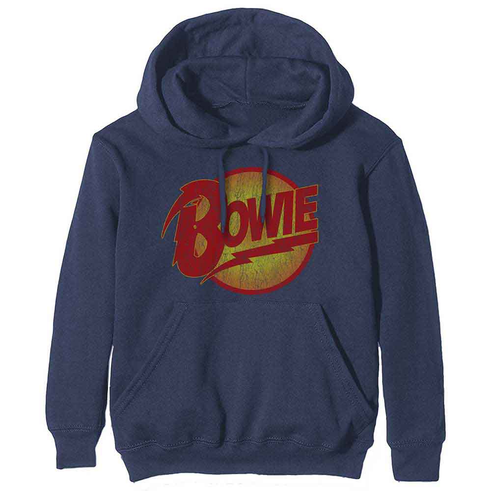 David Bowie - Vintage Diamond Dogs Logo - Sweatshirt Blue