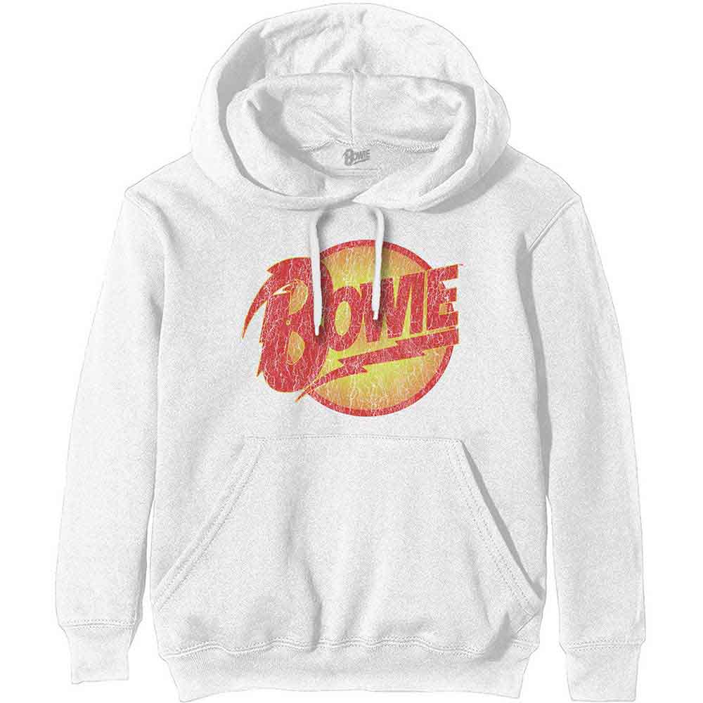 David Bowie - Vintage Diamond Dogs Logo - Sweatshirt White