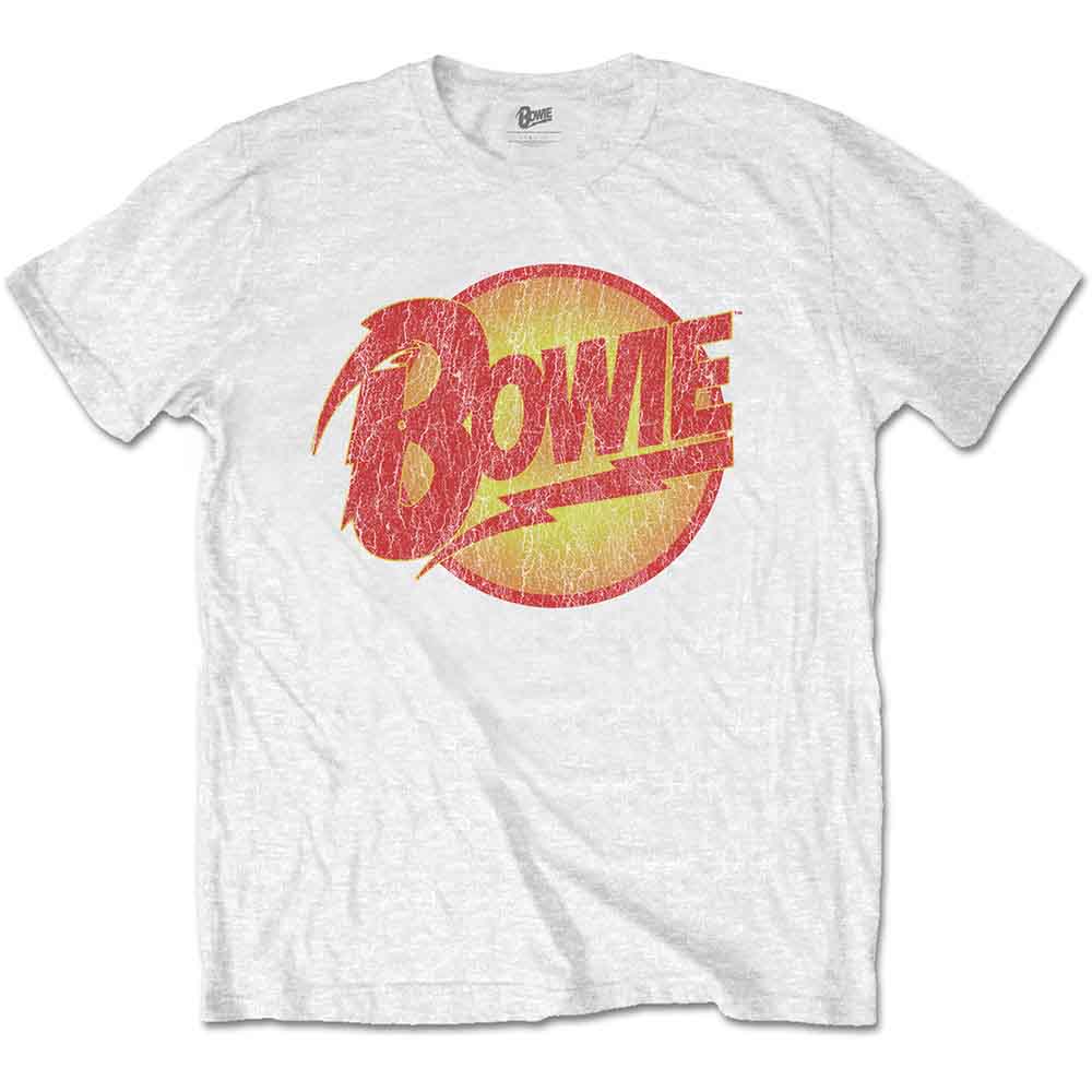 David Bowie - Vintage Diamond Dogs Logo - T-Shirt White