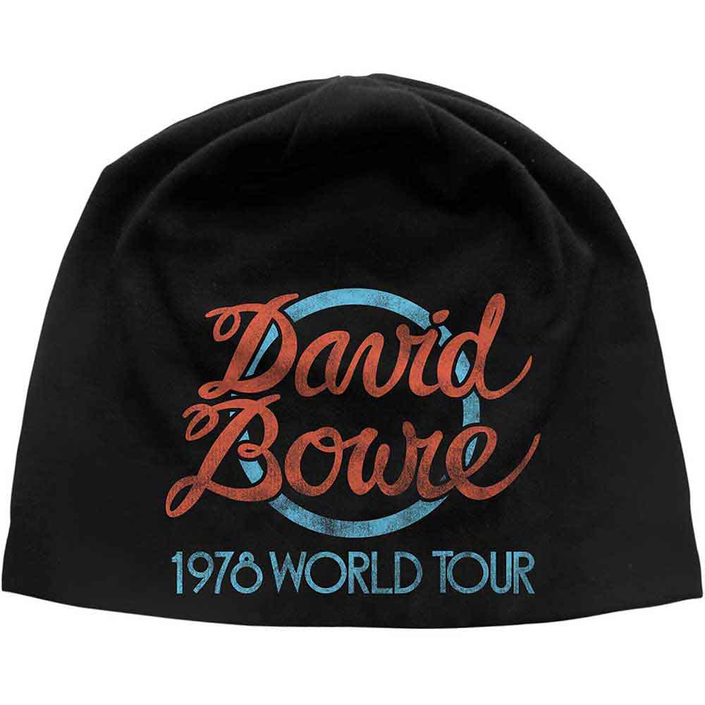 David Bowie - World Tour Logo JD Print - Hat Black
