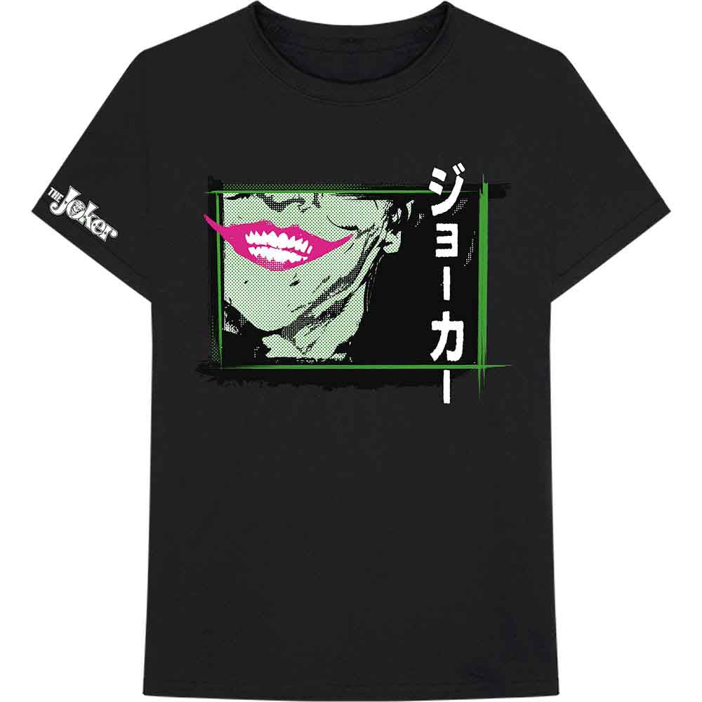 DC Comics - Joker Smile Frame Anime - T-Shirt Black