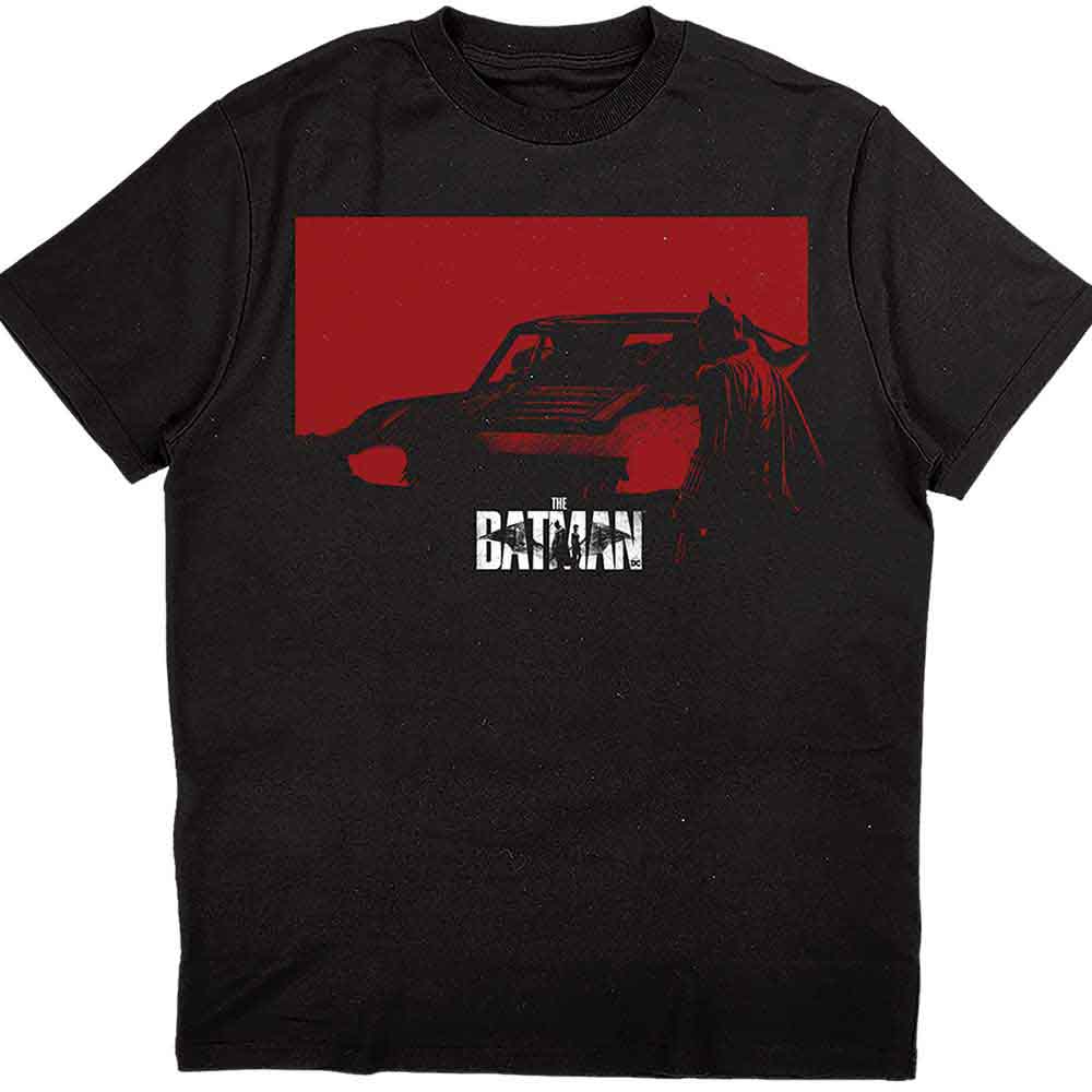 DC Comics - The Batman Red Car - T-Shirt Black