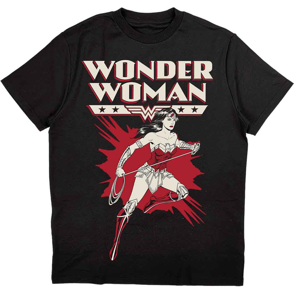 DC Comics - Wonder Woman Explosion - T-Shirt Black