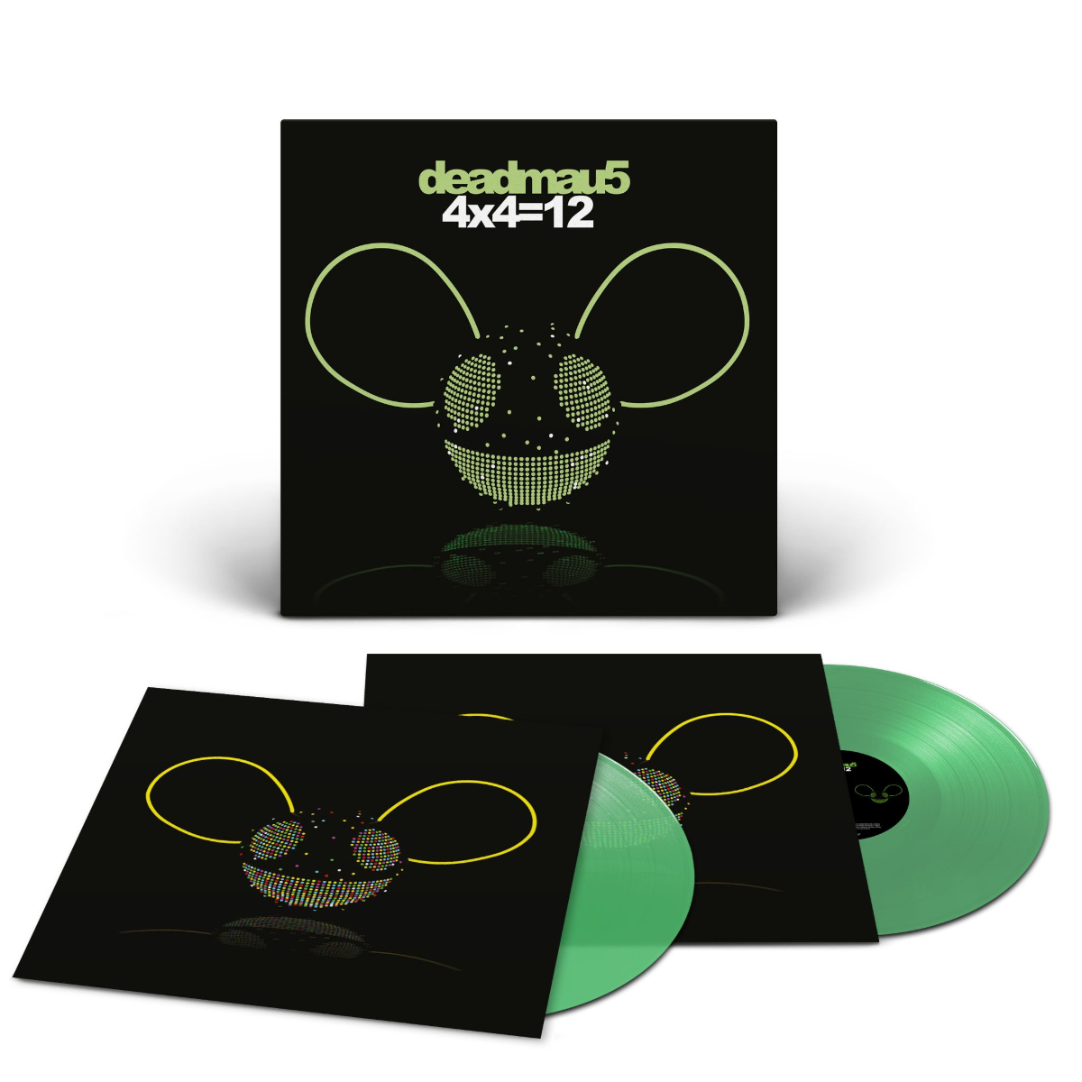 Deadmau5 - 4x4=12 (Clear Vinyl, Green) (2 Lp's) - Vinyl
