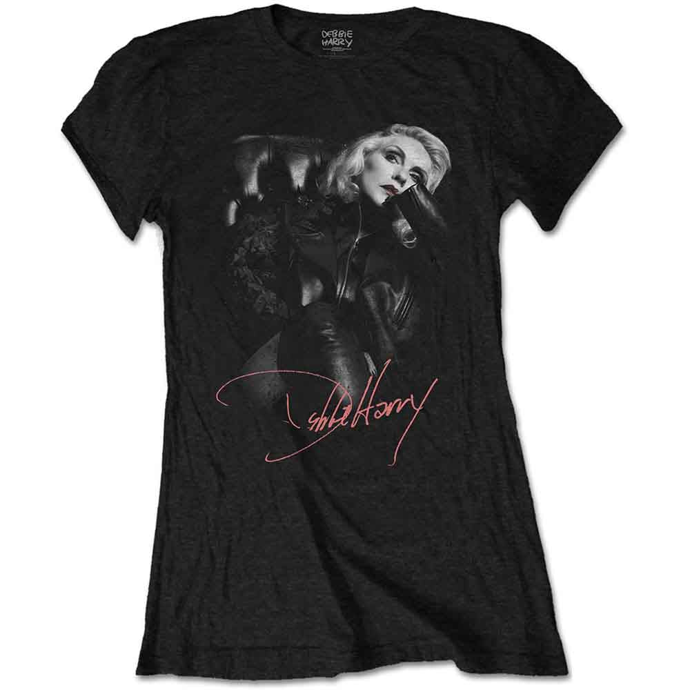 DEBBIE HARRY - Leather Girl - T-Shirt Black