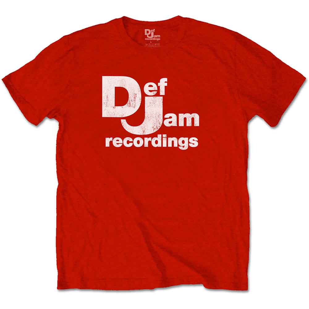 Def Jam Recordings - Classic Logo - T-Shirt Red